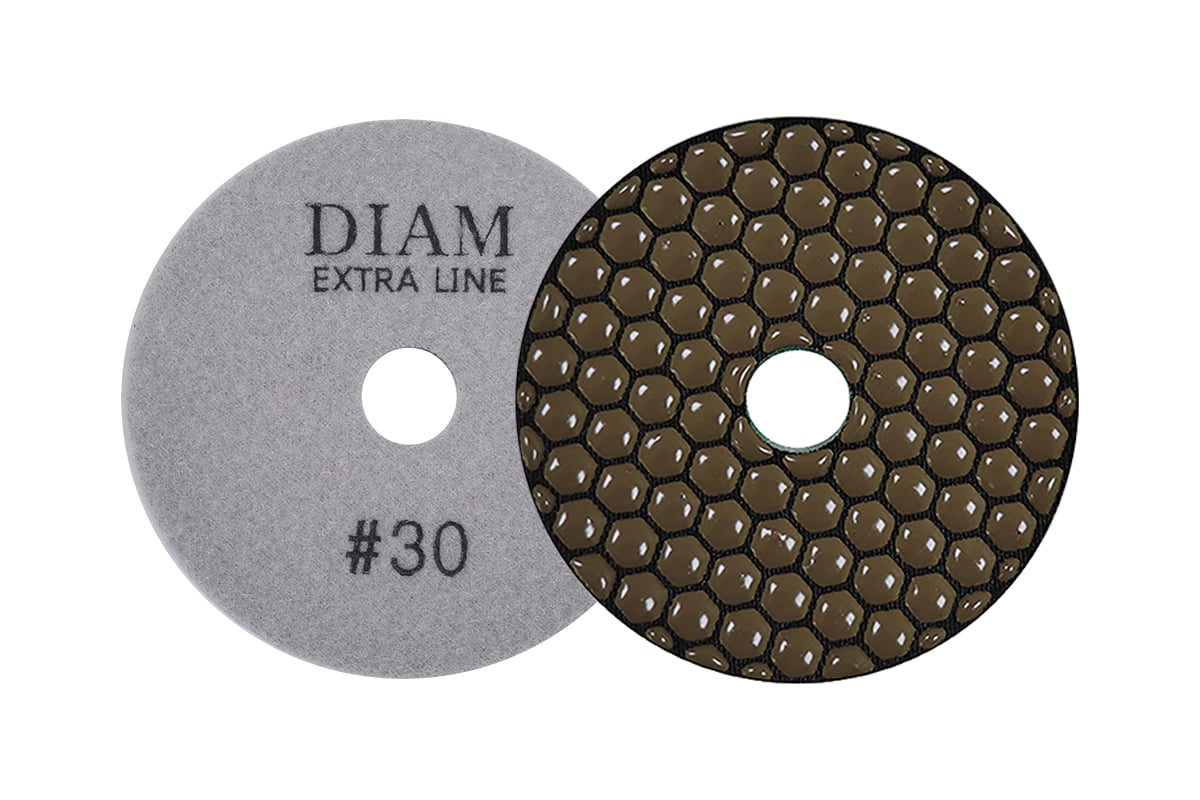 Круг алмазный гибкий шлифовальный АГШК Extra Line (100х2 мм; №30; сухая) Diam 563