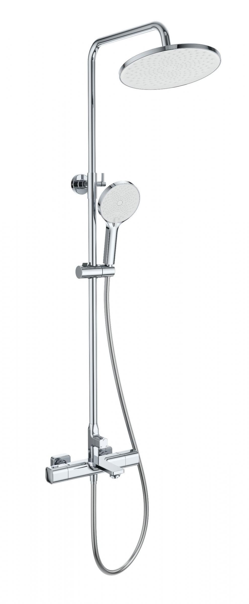 Душевая стойка Wonzon&Woghand Solid WW-C3011-A-CR термостат, хром