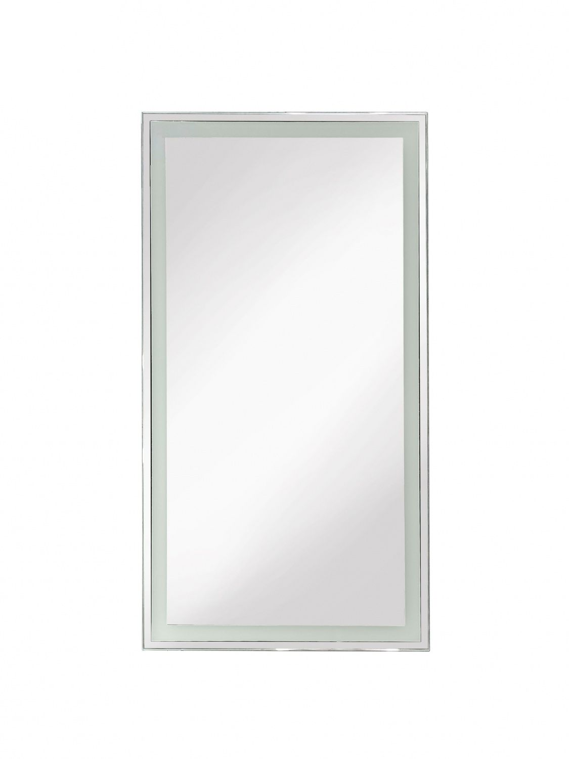 Зеркальный шкаф Art&Max Techno 35x65 AM-Tec-350-650-1D-R-DS-F с подсветкой, белый глянцевый