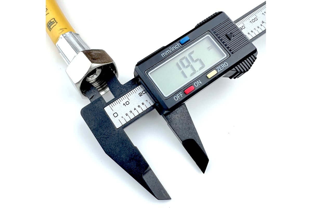 Шланг газовый TUBOFLEX 1/2, 1,0 м вр/вр, желтый 4828384