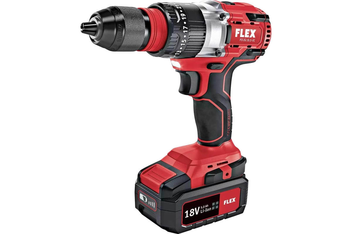 Беспроводная ударная дрель-шуруповерт Flex PD 2G 18.0 - EC 447501