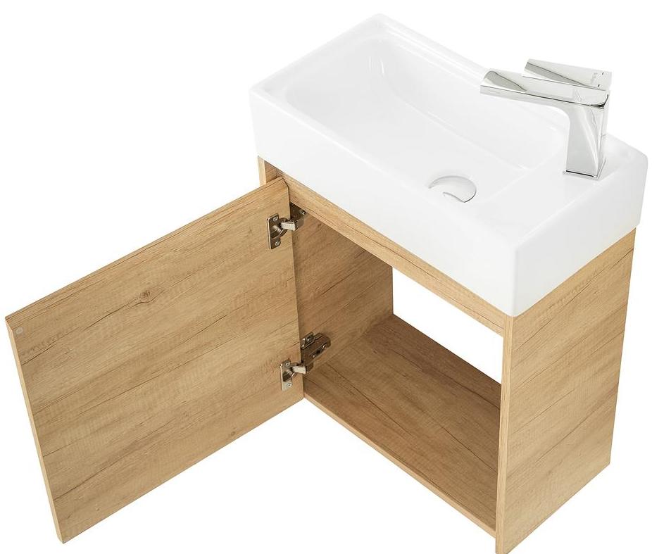 Тумба с раковиной BelBagno Kraft Mini 50 см L