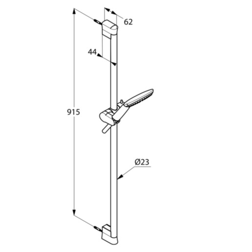 Душевой гарнитур Kludi Freshline 6784091-00 белый