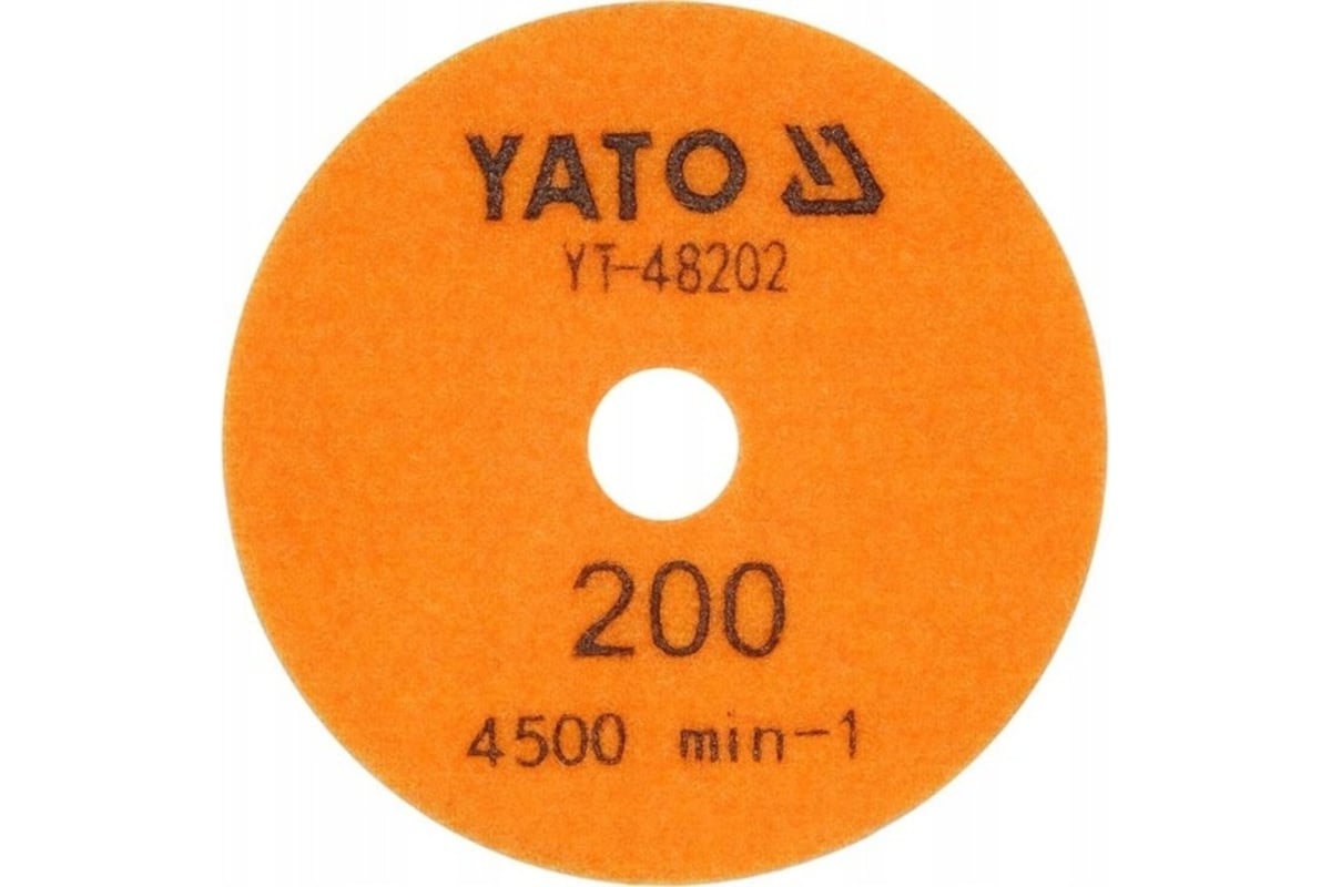 Диск алмазный шлифовальный 100 мм, Р200 Yato YT-48202