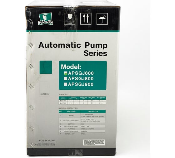 Насосная станция Pumpman APSGJ600