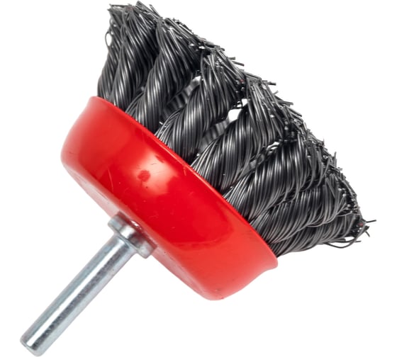 Щетка чашка для дрели 75 мм, витая проволока Gepard GP0855-75
