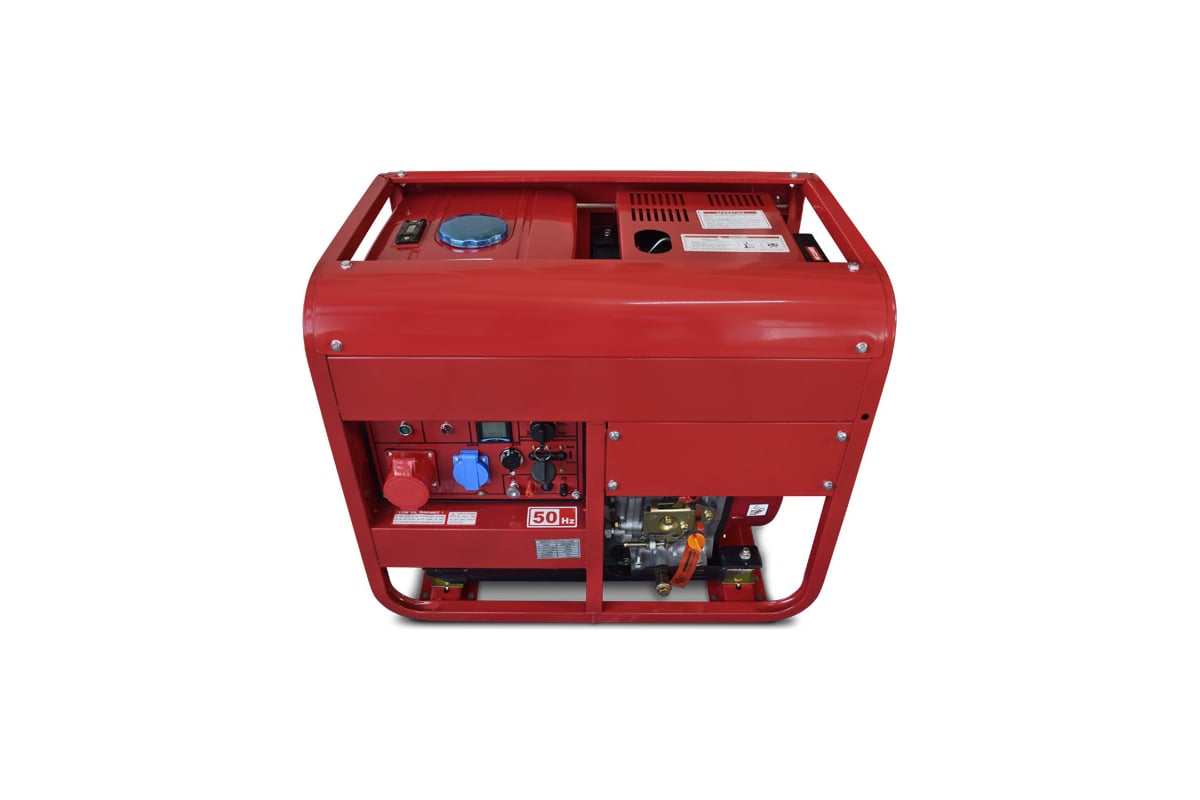 Дизельный электроагрегат REDVOLT 192fe, 7,0 квт, эл. старт, подготовка под ats 3 фазы EPD7500EA3