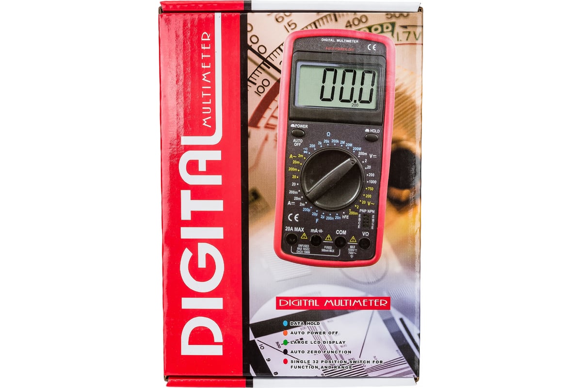 Цифровой мультиметр WHDZ DT9208A