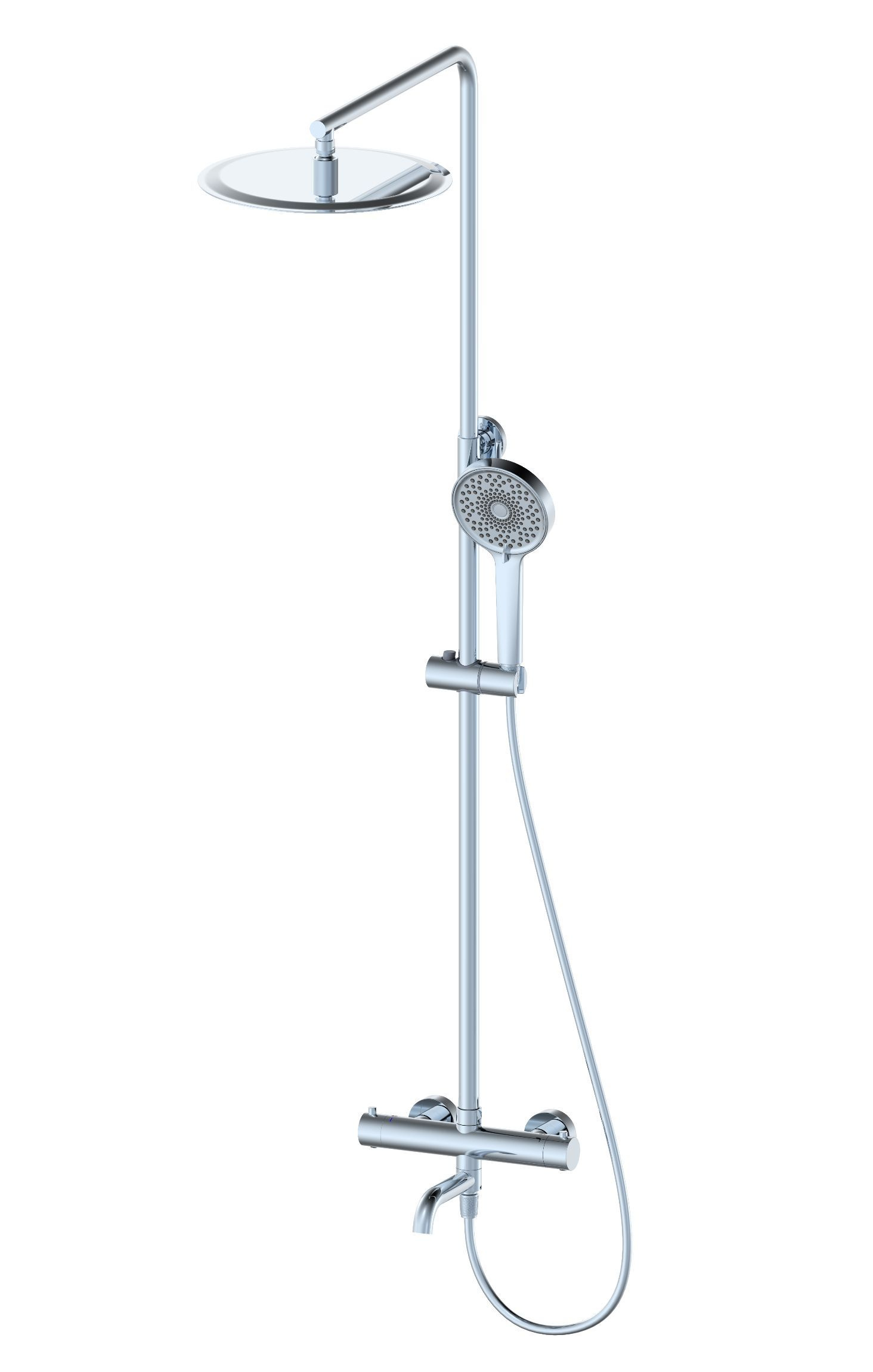 Душевая стойка Wonzon&Woghand Stick WW-88739903-CR термостат, хром