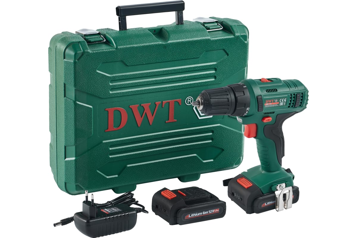 Аккумуляторная дрель-шуруповерт DWT ABS-12 L-2 BMC 5.2.1