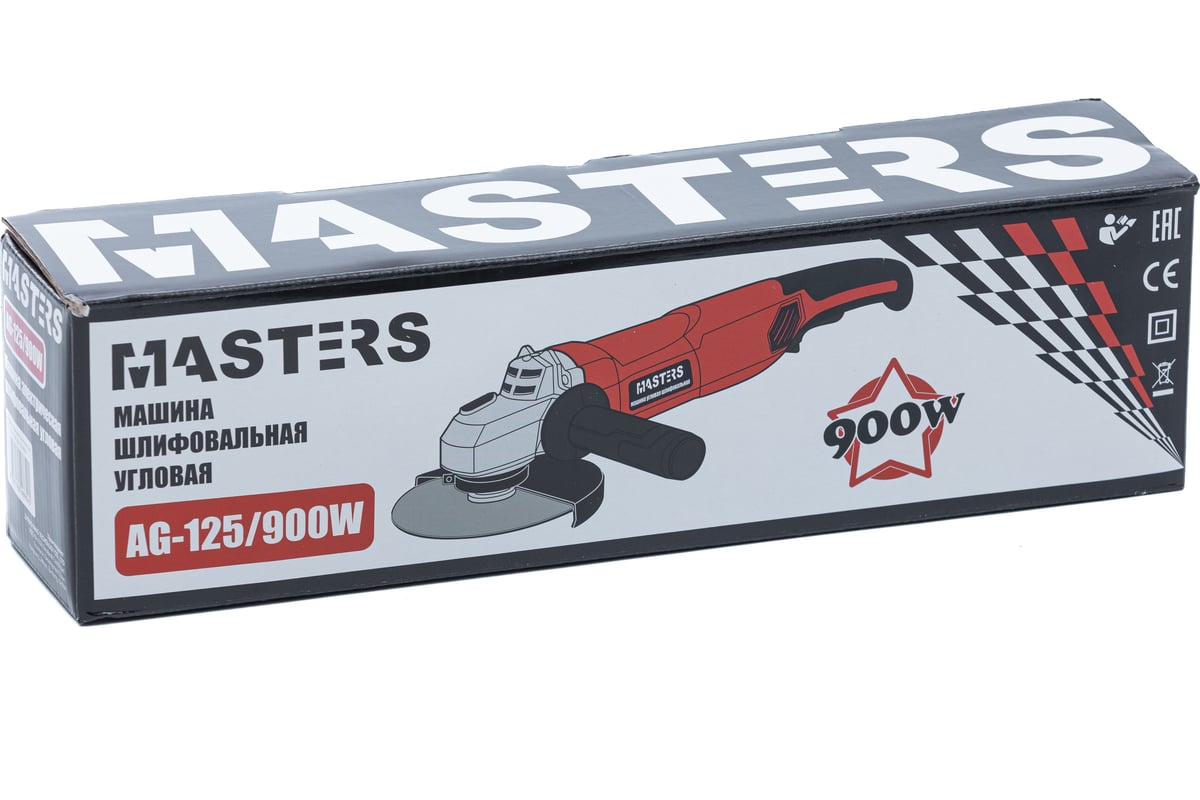 Угловая электрическая шлифмашина Masters AG-125/900W 17670