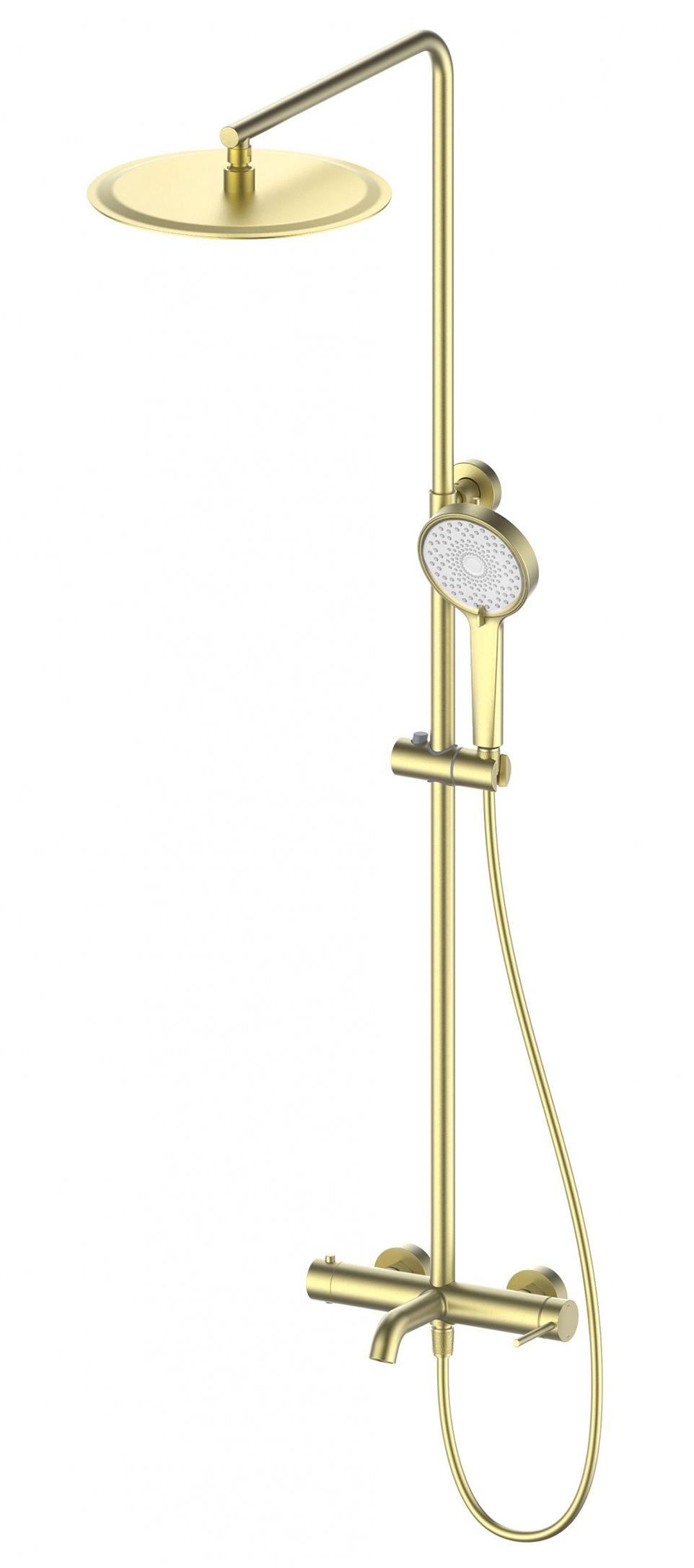 Душевая стойка Wonzon&Woghand Stick WW-88739017-BG брашированное золото