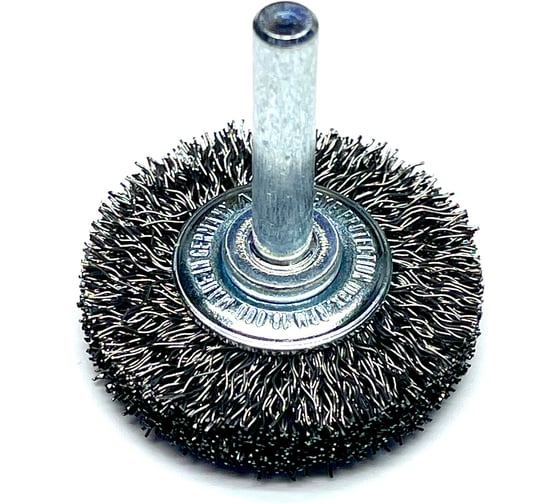 Щетка дисковая гофрированная Lessmann Д 40x10, STA 0.30 мм, хвост-к 6 мм 414162