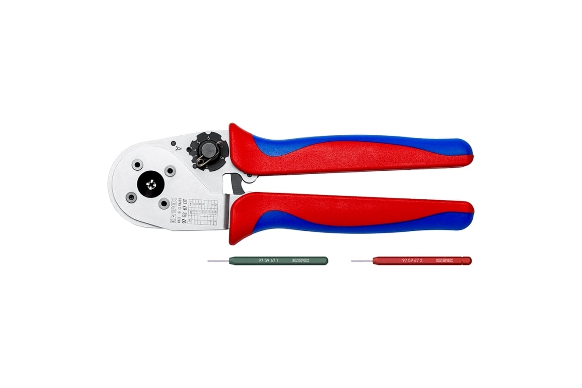 Мандрельные обжимные клещи Knipex 4-f контакты DT KN-975267DT