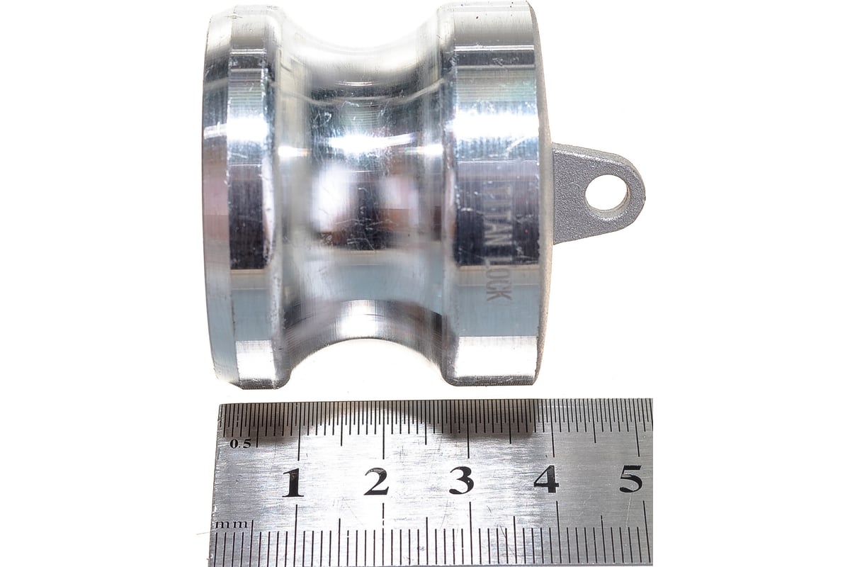Камлок соединение типа DР (1.25"; заглушка для розетки; алюминий) TITAN LOCK TL125DPAL