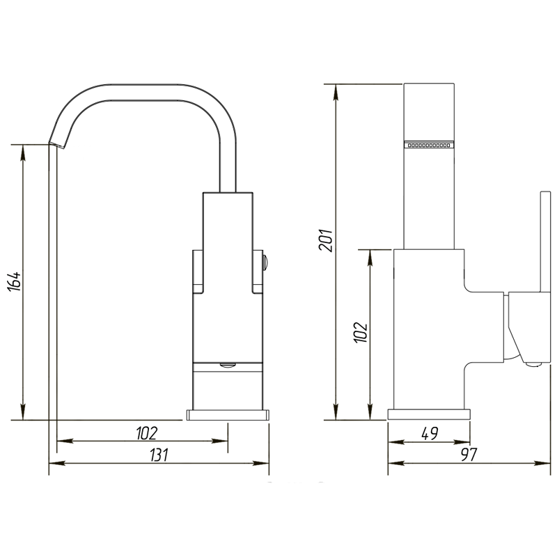 Cмеситель для биде Migliore Kvant ML.KVT-2724.CR