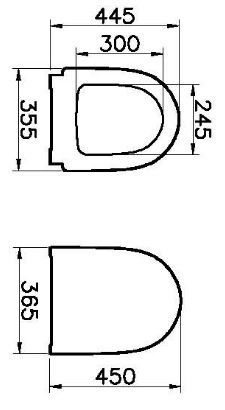 Крышка-сиденье для унитаза VitrA Sento 86-003-009 с микролифтом