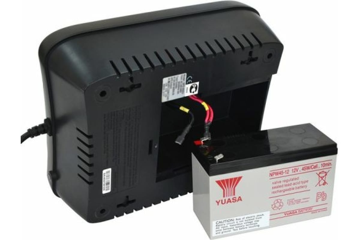 Источник бесперебойного питания Powercom ID1452054, 1100VA/605W, Линейно-интерактивный, аппроксимированная SPD-1100U LCD USB