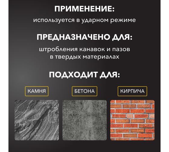 Зубило канальное 14x22x250 мм, SDS Plus Kranz KR-91-0201