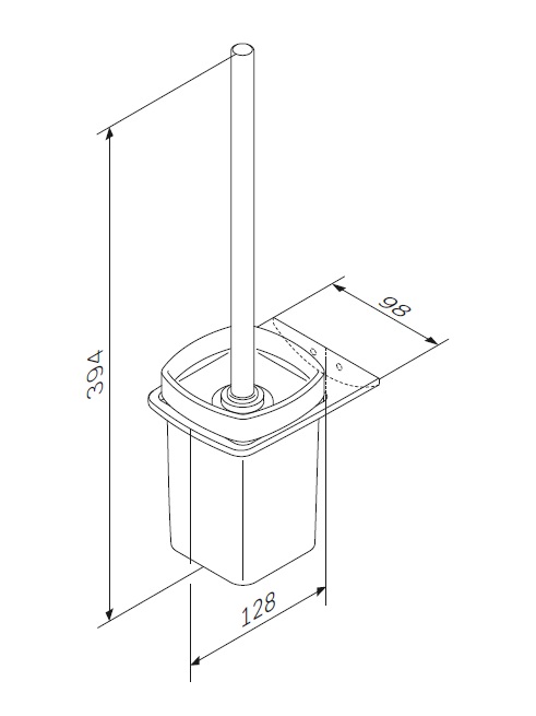 Ерш подвесной Am.Pm Inspire 2.0 A50A33400 хром