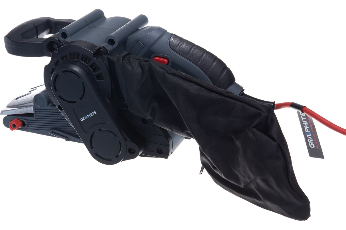 Ленточная шлифовальная машина Graphite 800 Вт, лента 75 x 457 мм 59G392