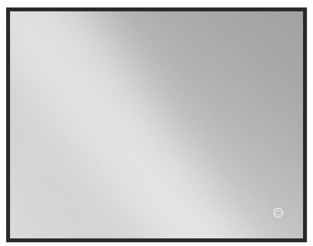 Зеркало Vincea VLM-3VN900B 90x70 см, сенсорный выключатель и диммер, черный