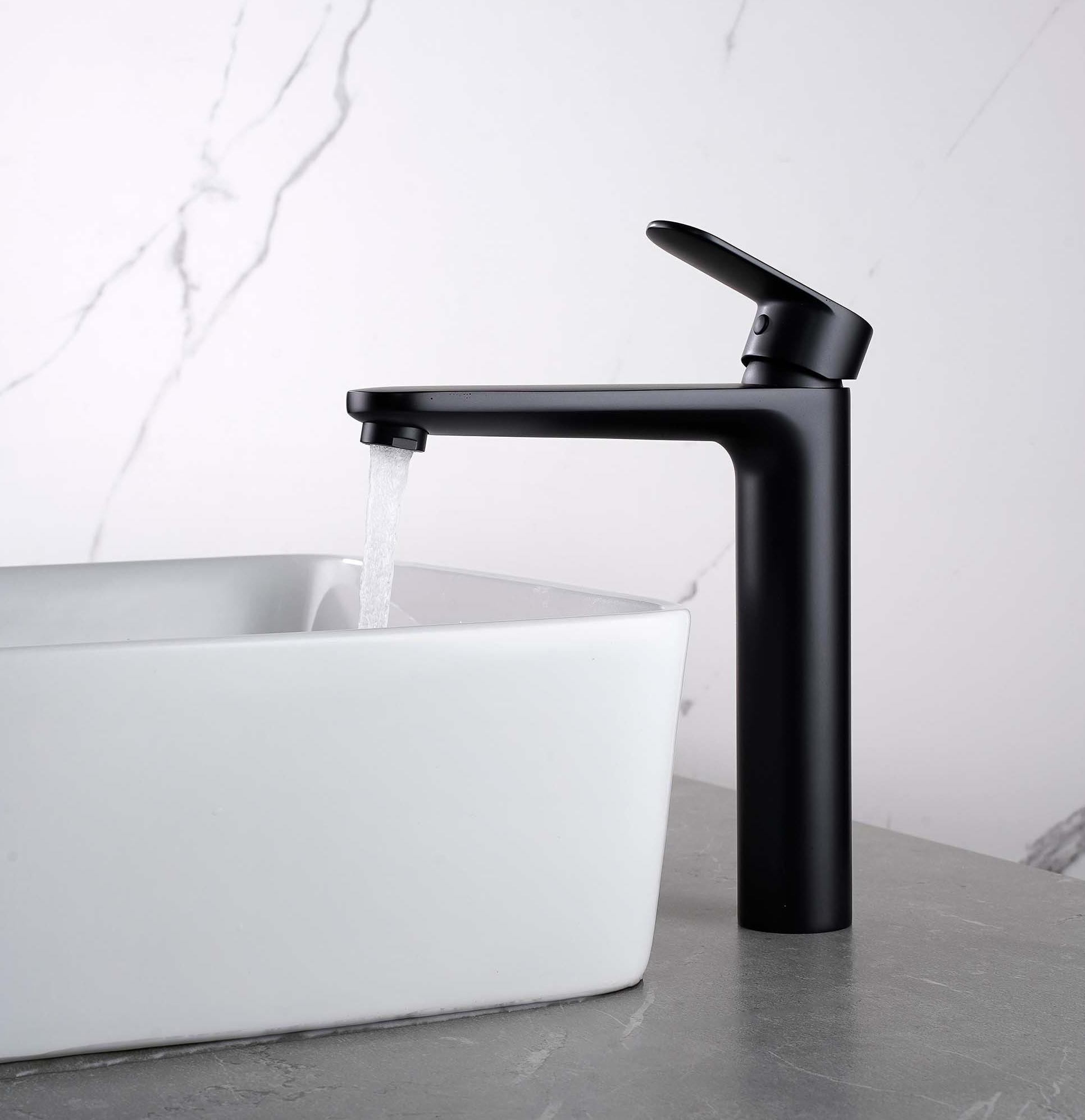 Смеситель для раковины Aquatek Ника AQ1804MB черный матовый