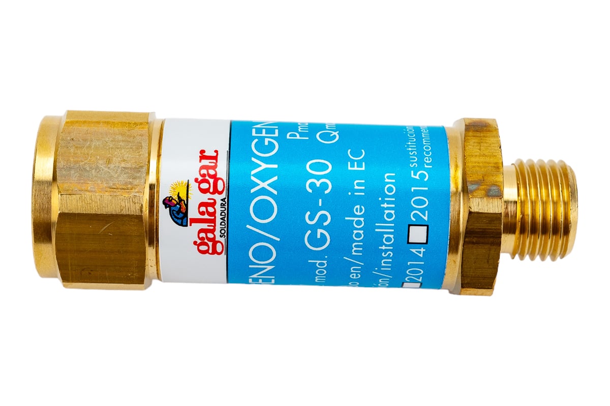 Защитный клапан от обратного удара для кислородного редуктора OX 1/4" Galagar 76000000