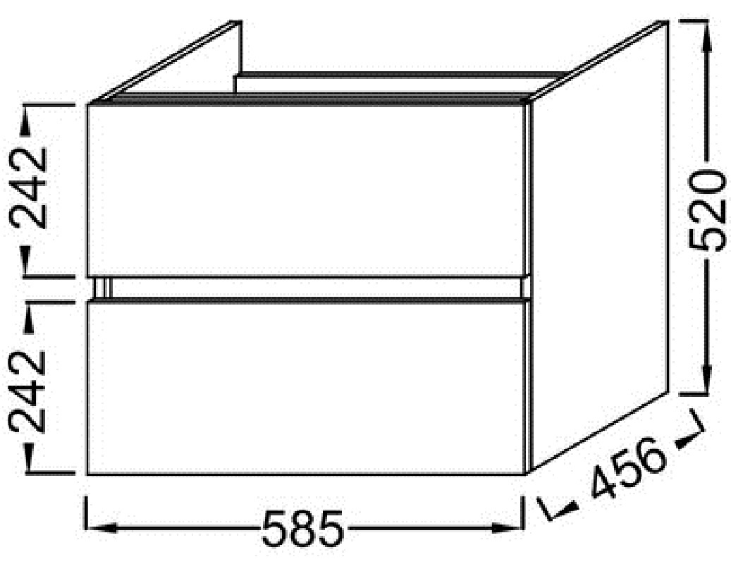 Тумба с раковиной Jacob Delafon Tolbiac 60 см Тумба с раковиной Jacob Delafon Tolbiac 60 см