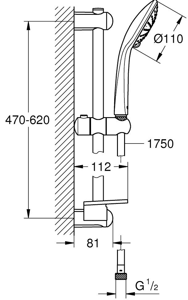 Душевой гарнитур Grohe Euphoria Eco 27230001