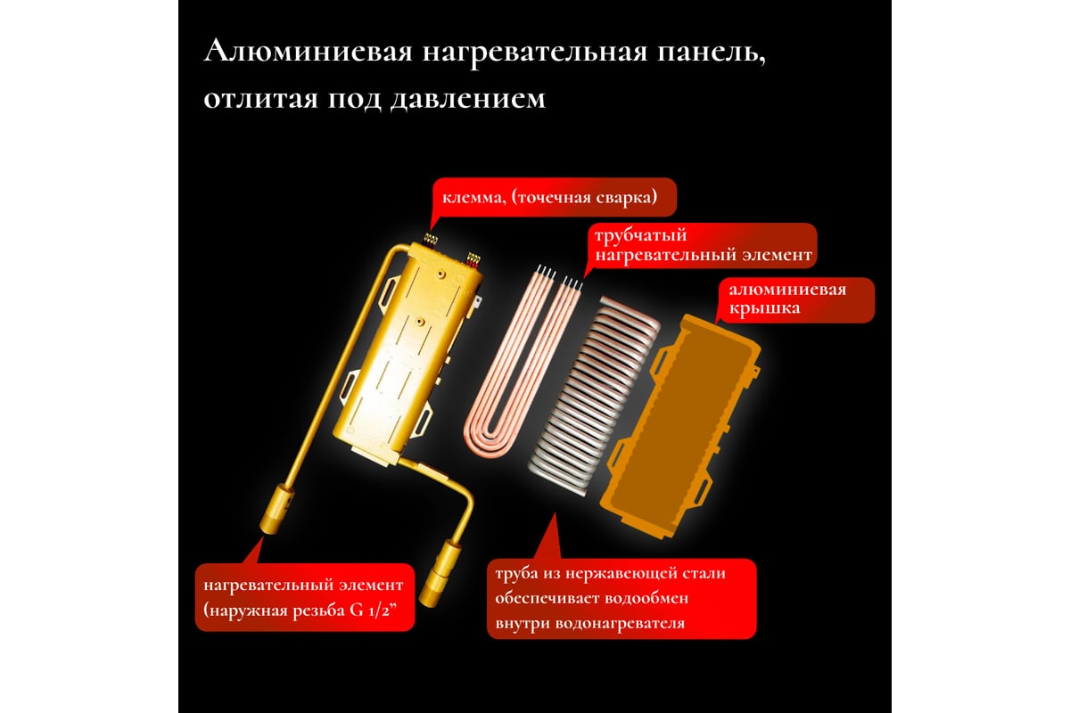 Электрический проточный нагреватель Primoclima aqua 8.5 квт PC AQUA 8.5 (S)