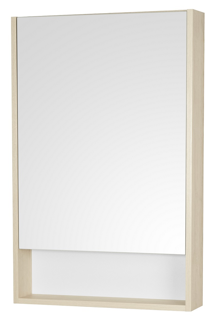 Зеркальный шкаф Акватон Сканди 55 см дуб верона