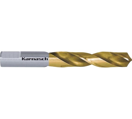 Сверло спиральное HSS-Co с покрытием TiN 2.5x50 мм Karnasch 20.1840-002
