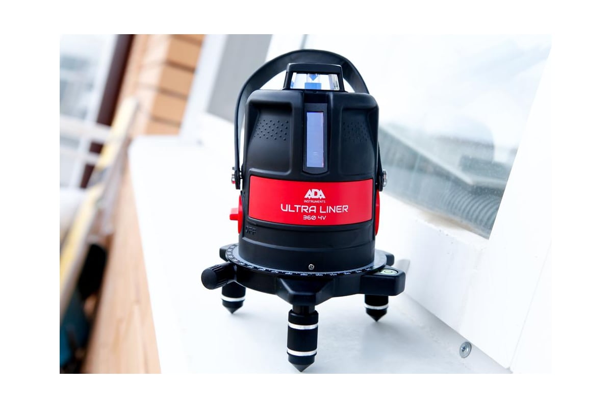 Лазерный уровень ADA ULTRALINER 360 2V с калибровкой А00467К