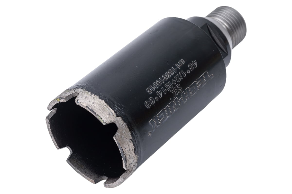 Коронка алмазная, спекание 45х60 мм, 1/2/M14 SK TECH-NICK 105610018