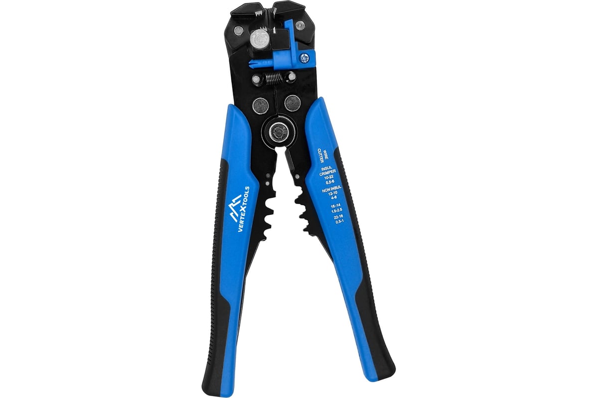 Пассатижи для зачистки проводов автоматические Vertextools 0035-03
