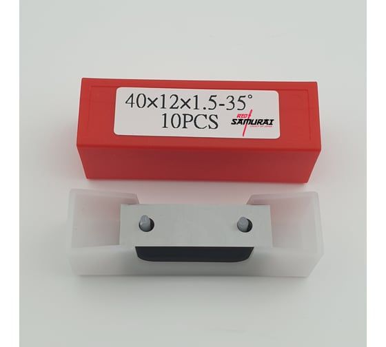Нож твердосплавный универсальный RED SAMURAI TS 40x12x1,5 (T04F) (10шт.) TPRS0001307