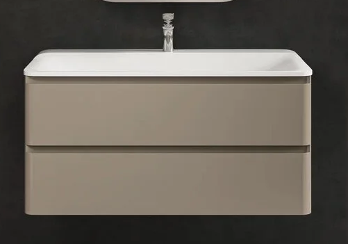 Тумба с раковиной AQUAme S4 100 см