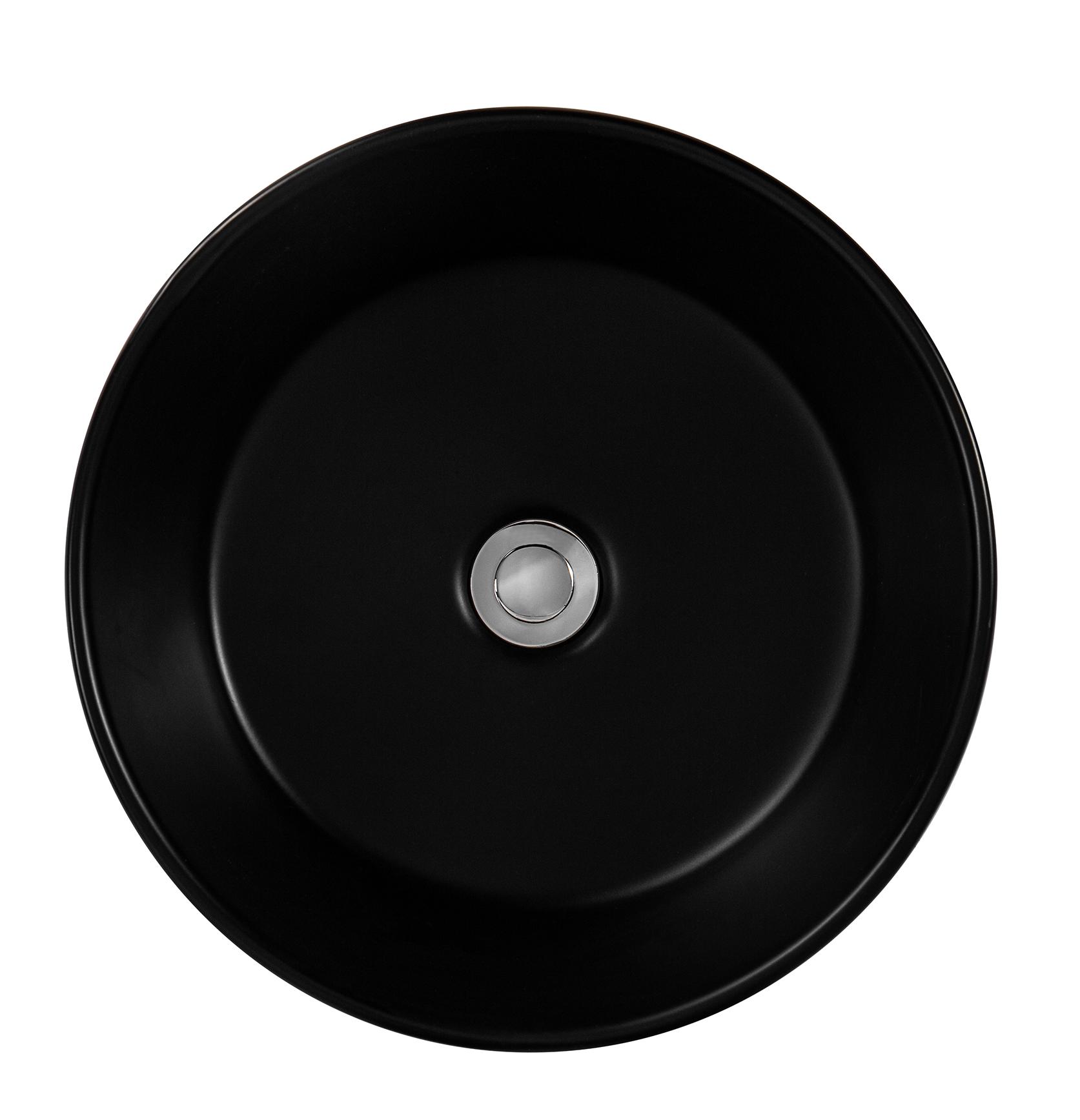Раковина Aquatek AQ5118-MB 40 см черный матовый