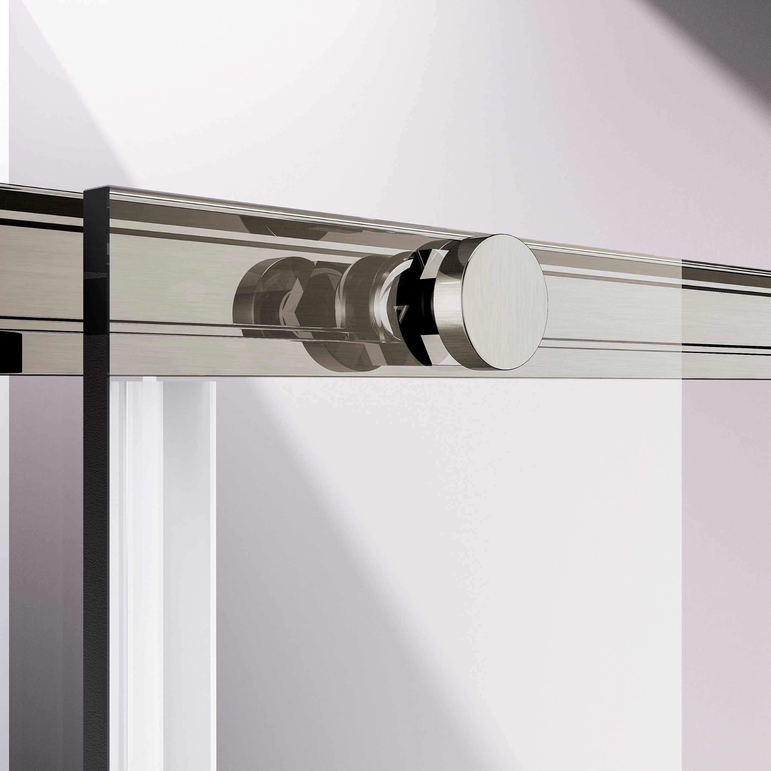 Душевой уголок Vincea Слим-Н (Slim-N) VSR-4SN9013CLBN 130x90 брашированный никель, стекло прозрачное