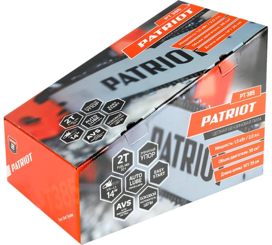 Цепная бензиновая пила Patriot PT 385 220103850