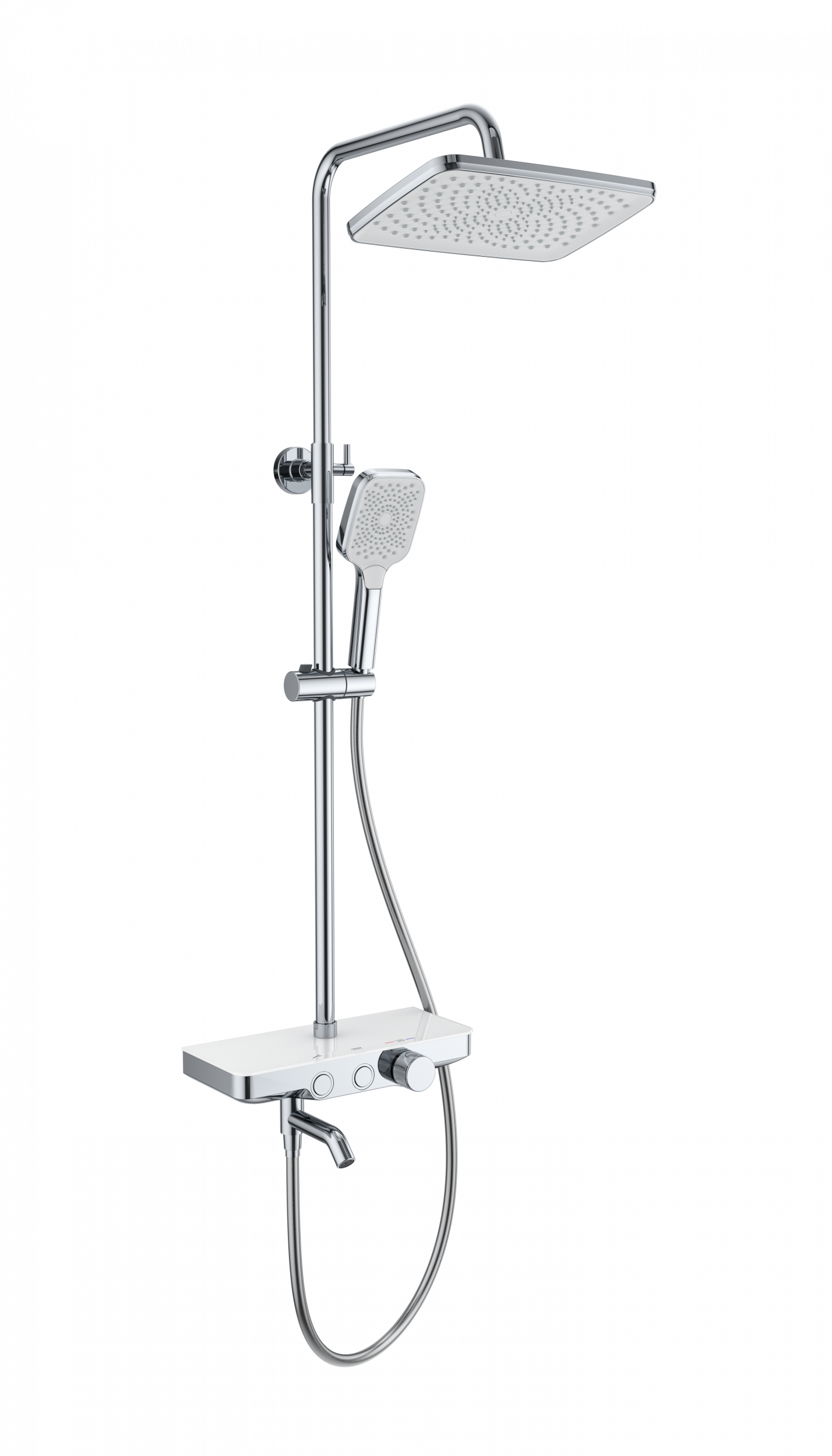 Душевая стойка Wonzon&Woghand WW-B3099-A-CR термостат, хром