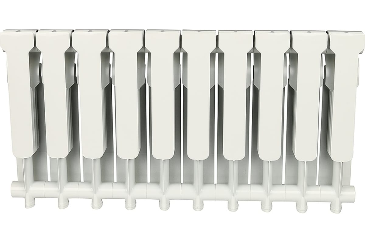 Алюминиевый радиатор Rommer Profi 350 AL350-80-80-080 10 секций RAL9016 86623