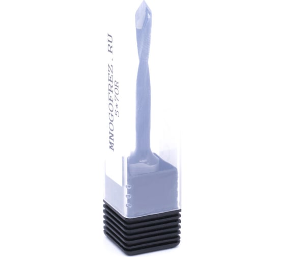 Сверло присадочное монолитное сквозное ZY-V110201R (5х70 мм; хв-к 10 мм; правое вращение) МНОГОФРЕЗ 6576