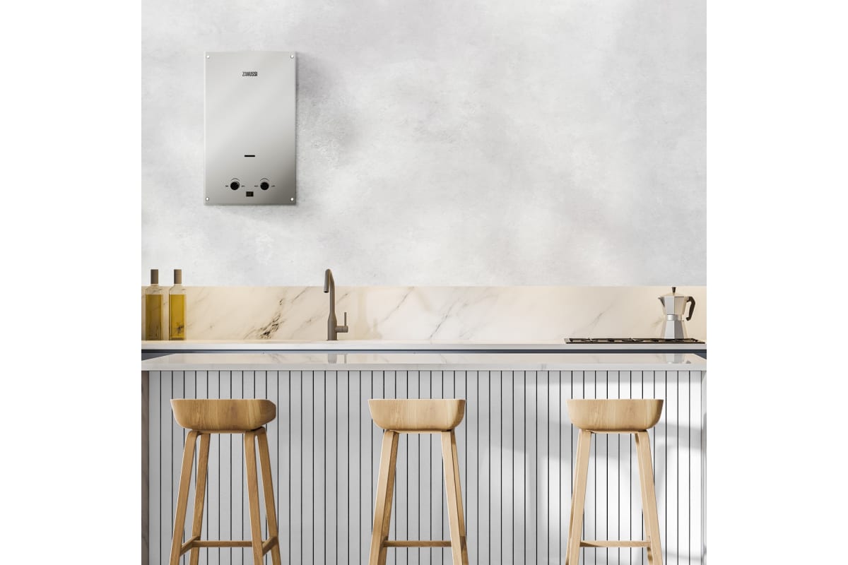 Газовая колонка Zanussi GWH 10 Fonte Glass Mirror НС-1194435