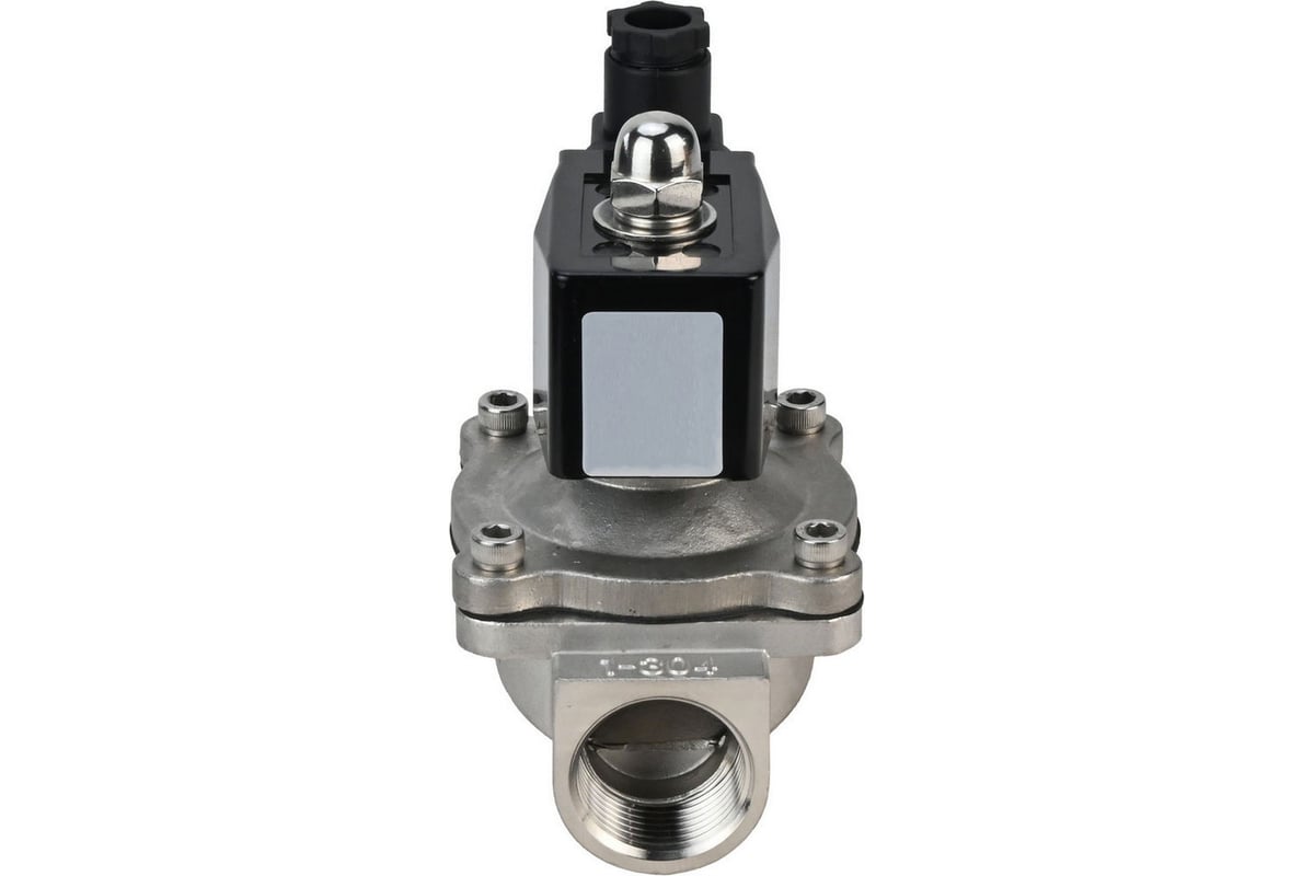 Электромагнитный клапан DN.ru двухходовой VS2W-301V-NO Ду50 Ру10 сталь, VITON 24В DC D130-01870