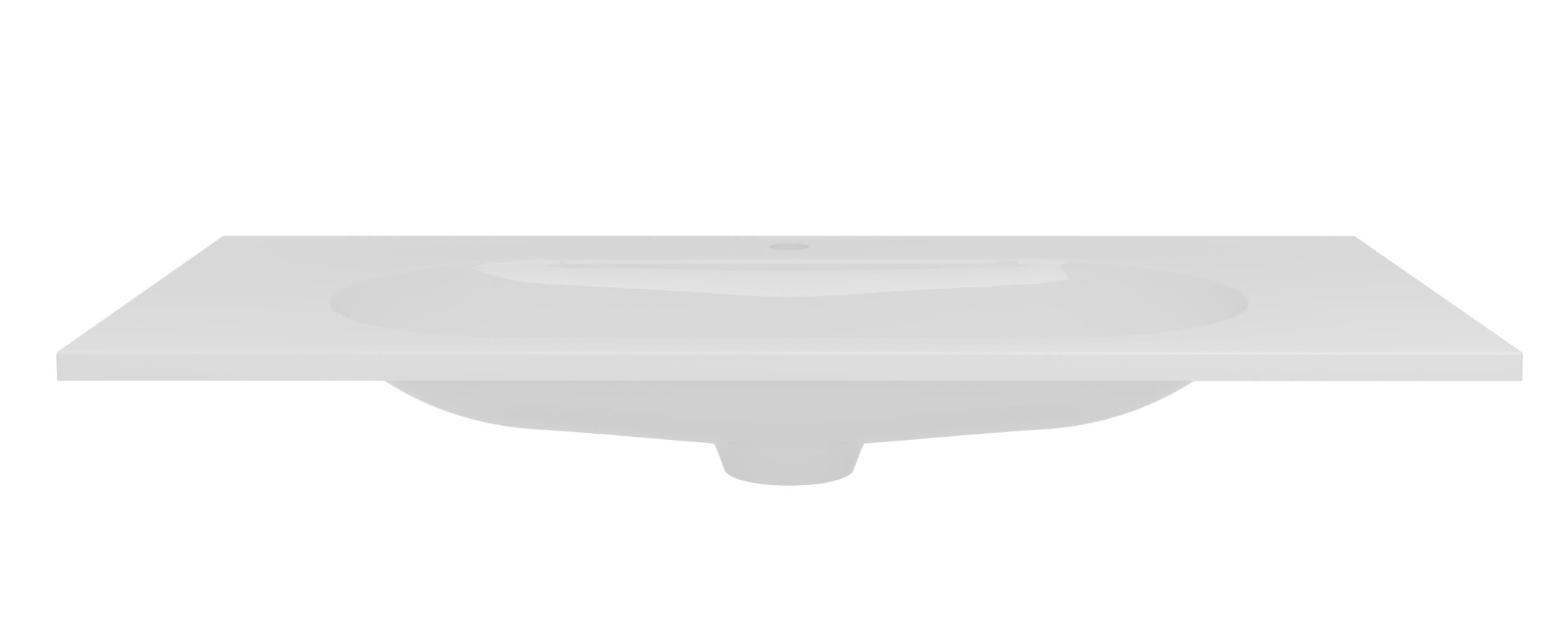 Раковина Vincea VCB-4H100W 100 см гелькоут, белый