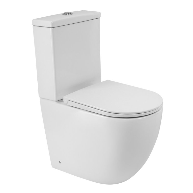 Унитаз-компакт BelBagno Amanda BB051CPR/BB051T безободковый