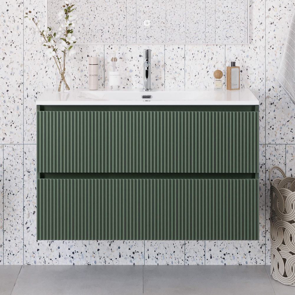 Мебель для ванной BelBagno Uno-Mini 100 см Еловый матовый