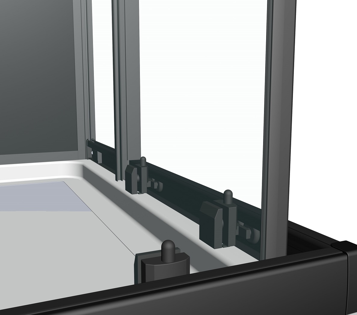 Душевая кабина Timo ILMA909B 90x90 черный глянец